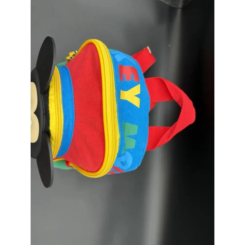 Disney Mickey Mouse Kids Mini Backpack 3D Face Ears Red Blue Target 2021